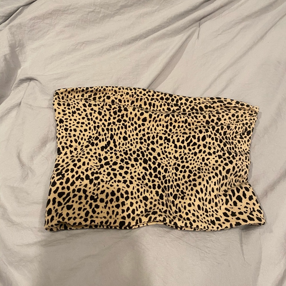 interest check ! brandy melville cheetah tube top
